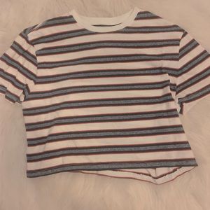 Striped Crop Top T-shirt